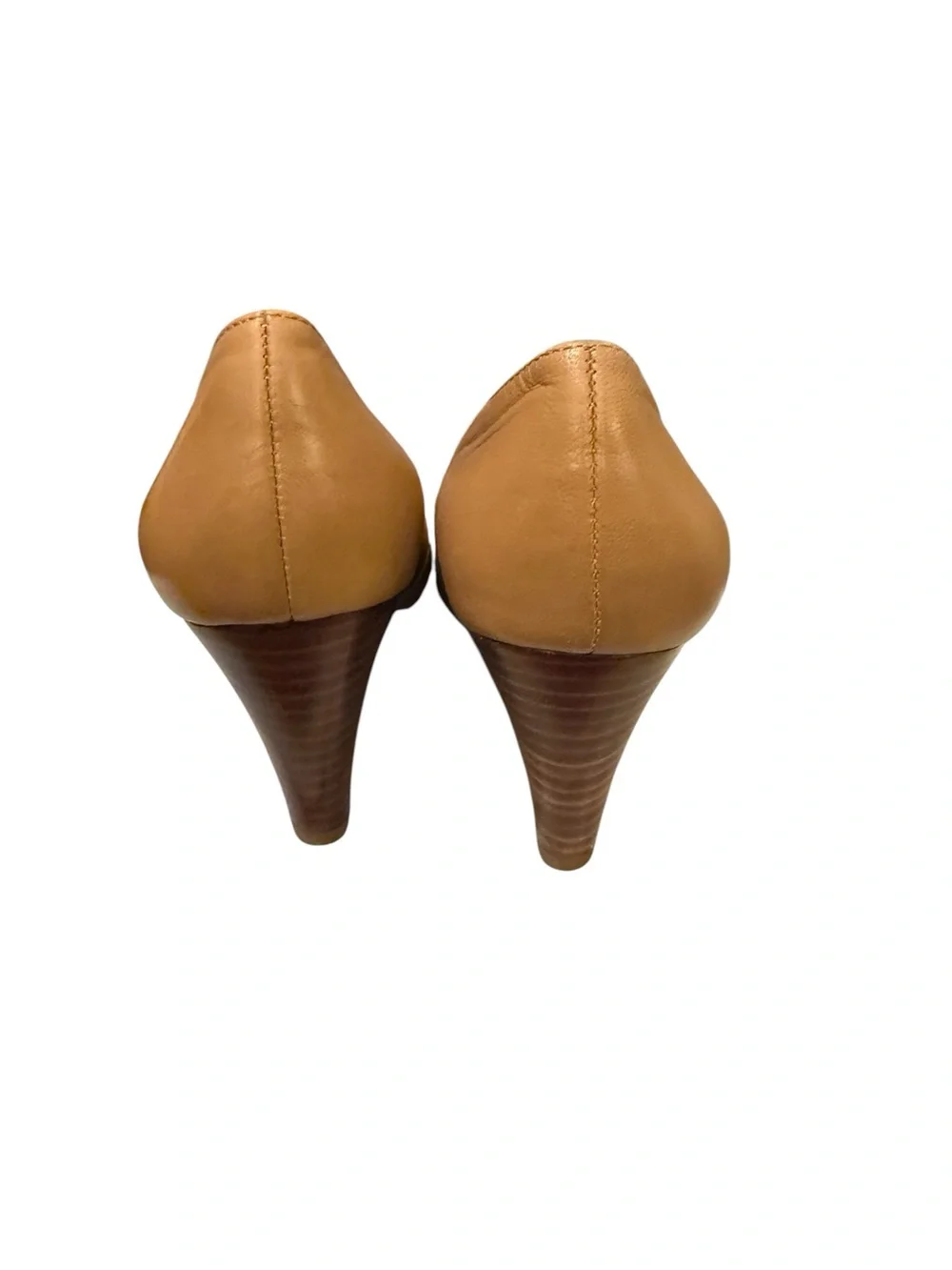 Franco Sarto Wedge Pump - Tan Leather Women's Heels